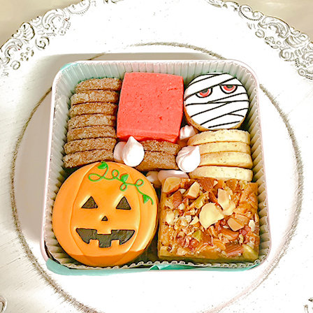 ハロウィンクッキー缶「小」